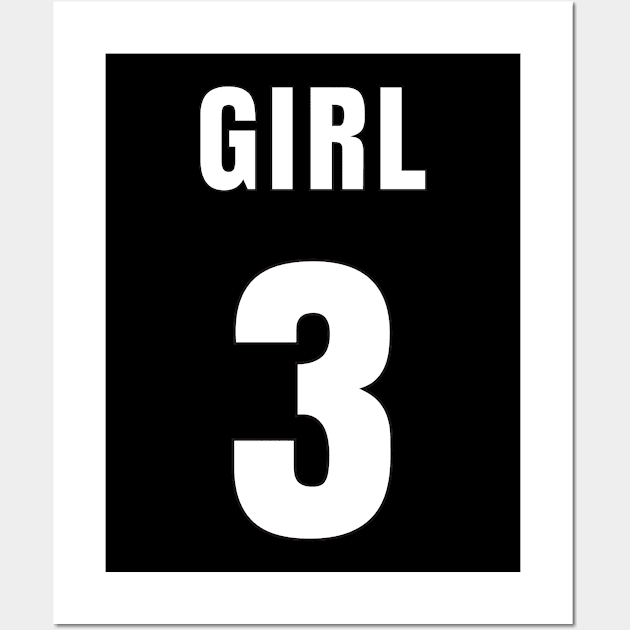 GIRL NUMBER 3 FRONT-PRINT Wall Art by mn9